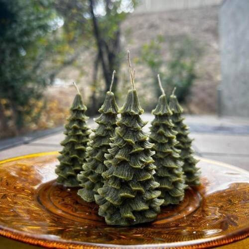 chritmas tree candle