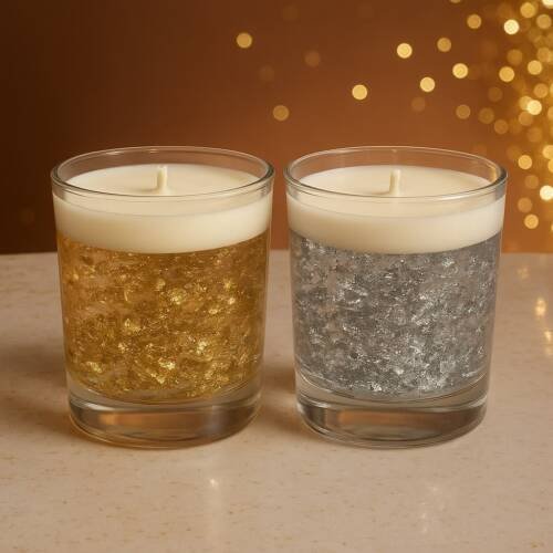 Gliter Gel Wax candle combo